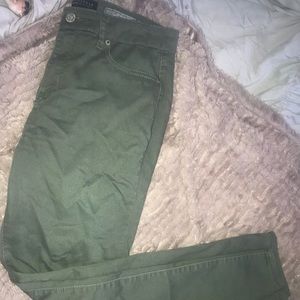 Aeropostale Olive Green High Waisted Jeggings